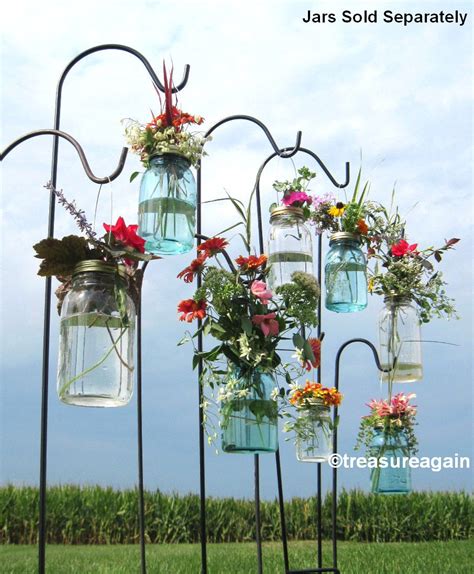 Wedding Aisle Mason Jar Diy Hanging Flower Vases Or Lanterns 8