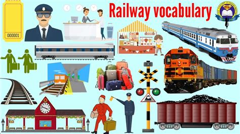 Railway Vocabulary Railway Related Words Easy English Learning