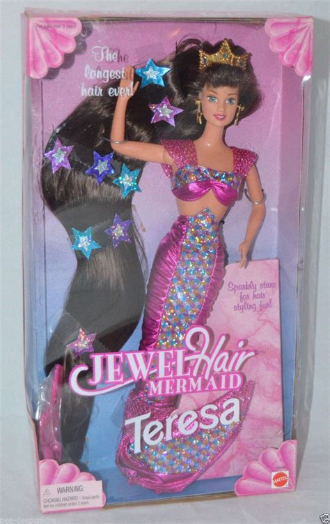 Mattel Barbie Jewel Hair Mermaid Doll 14686 For Sale Online Ebay