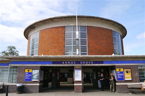 Arnos Grove Tube Station London Designed By Charles Holden In 1931 2