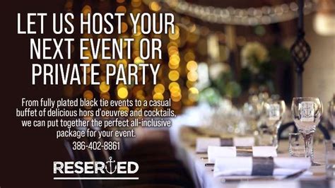 Book Your Holiday Party Flagler Tavern