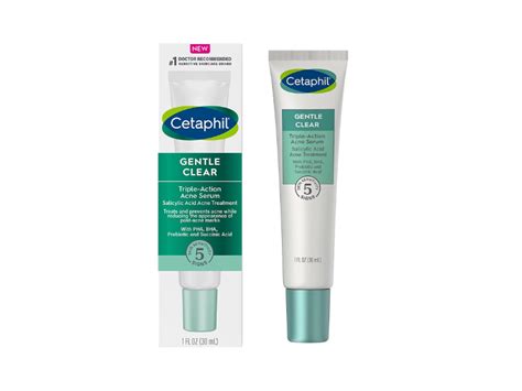 Cetaphil Gentle Clear Triple-Action Acne Serum, 1 fl oz/30 mL
