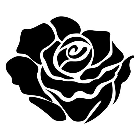 Rose Silhouette Png Transparent Clip Art Image Silhouette Of A Rose Images
