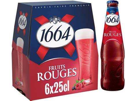 Découvrez Kronenbourg Bière 1664 Fruits Rouges Bouteilles 6x25cl Le