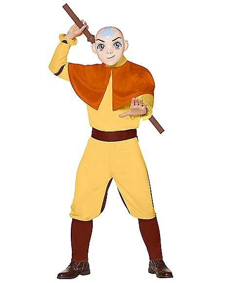 Costumes Unisex Avatar The Last Airbender Aang Suit Full Set Cosplay Costume New Costumes
