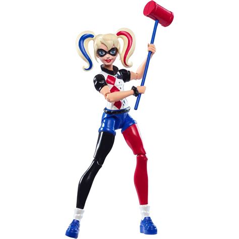 Dc Super Hero Girls Harley Quinn 12 Ft Doll With Student Id Card Action