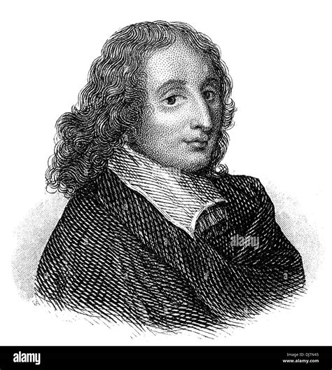 Portrait Of Blaise Pascal 1623 1662 A French Mathematician