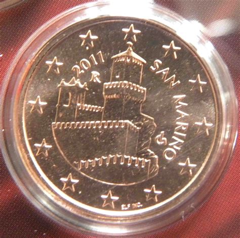 San Marino Euro Coins Unc 2011 Value Mintage And Images At Euro Coinstv