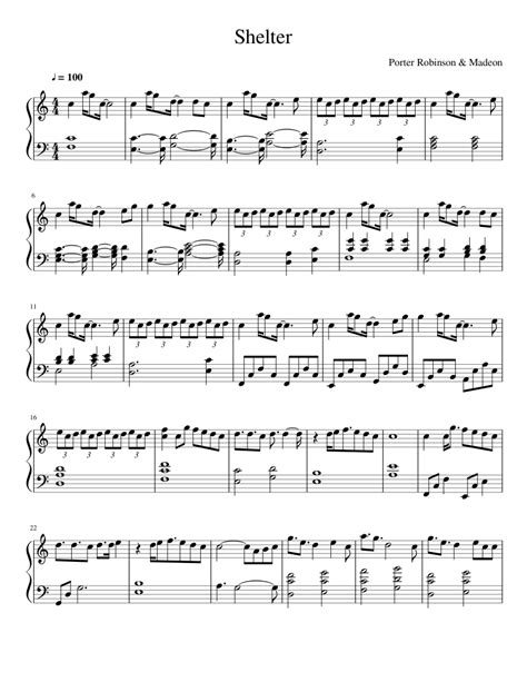 Shelter Sheet Music For Piano Download Free In Pdf Or Midi