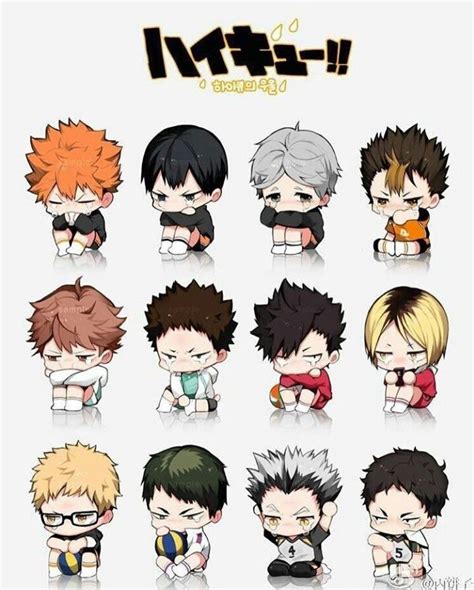 Pin By Tsukino Hoshi On Haikyuu ハイキュー Anime Chibi Haikyuu