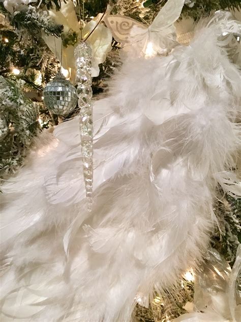 Sale 144 White Peacock Christmas Tree Topper With Etsy
