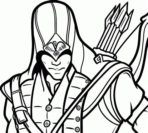 Assassin Coloring Pages Coloring Home