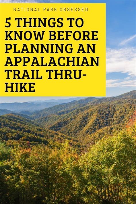 5 Things To Know Before Planning An Appalachian Trail Thru Hike