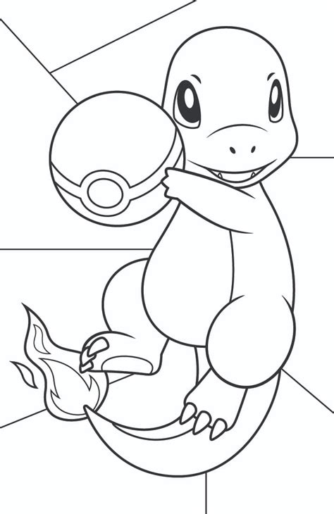 Pokemon Coloring Pages Charmander