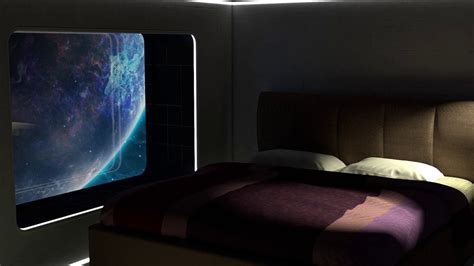 Spaceship Sleeping Quarters Ambience For Sleeping Studying Relaxing