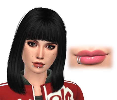Sims Lip Piercings