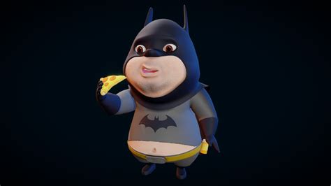 Fat Batman Download Free 3d Model By 3dbowl E5d18e8 Sketchfab