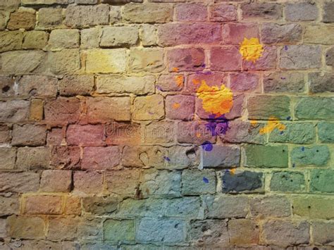 The Graffiti Brick Wall Stock Image Image Of Brickwall 57220145
