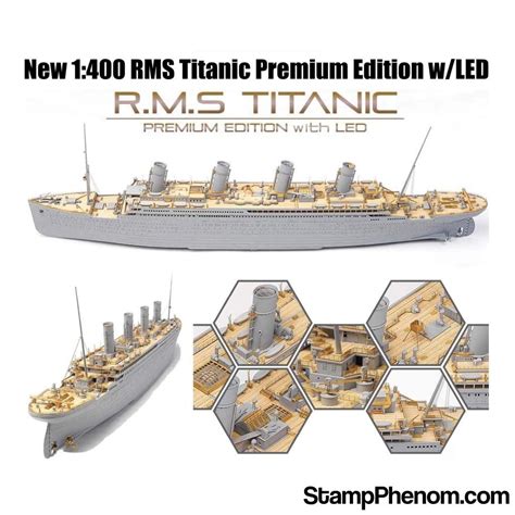 Academy Rms Titanic Premium Edition With Led 1400