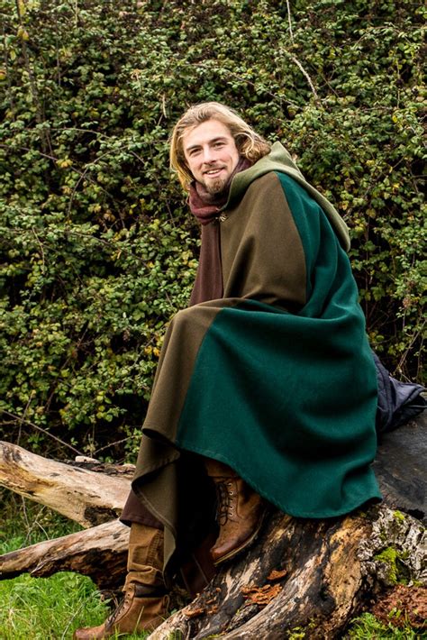 Merlin Pure Wool Made To Measure Cloak Cape Druid Pagan Wizard Etsy
