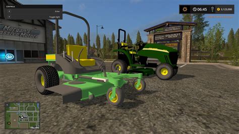 John Deere 3520 And Zero Turn V10 Fs17 Farming Simulator 17 Mod Fs