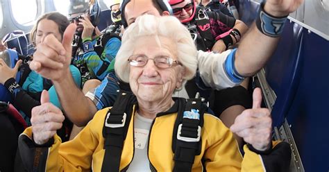 104 Year Old Chicago Woman Set To Break Skydiving Record