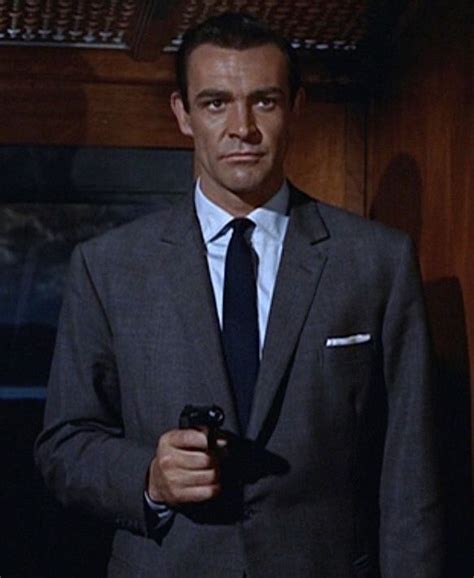 Sean Connery As 007 James Bond Movies James Bond Suit Sean Connery