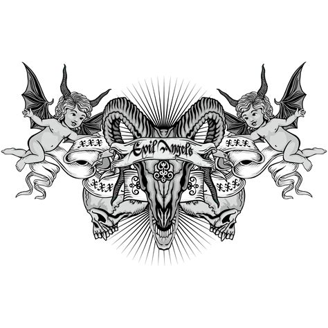 Aggressive Emblem With Skull 551856 Vector Art At Vecteezy