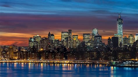 Wallpapers Hd Manhattan Skyline New York Panorama