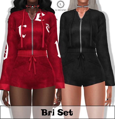 Bri Set Lumy Sims Sims 4 Clothing Sims Cc Clothes Sims 4 Clothes