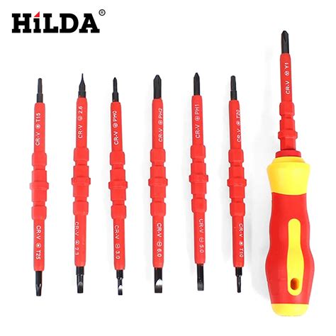 Buy Hilda 7 In 1 Screwdriver Set Multi Bit Tools
