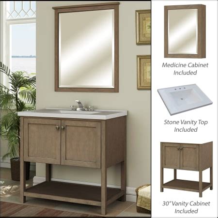 However, vanity cabinets are usually what people are referring to when they talk about bathroom cabinets. Miseno MVAN30COM Sand Dollar 30" Bathroom Vanity Set ...