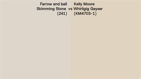 Farrow And Ball Skimming Stone 241 Vs Kelly Moore Whirligig Geyser