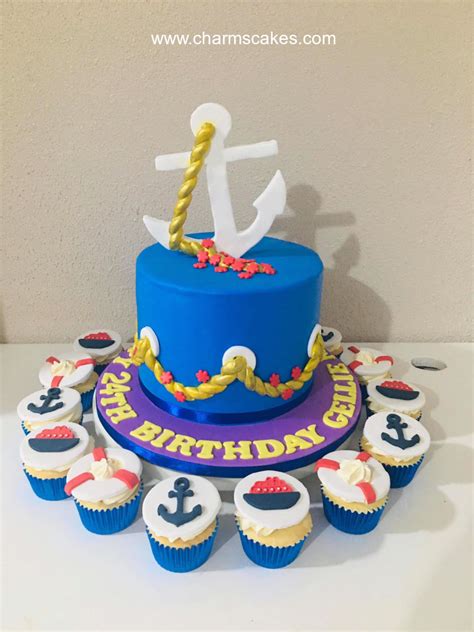Anchor Seaman Nautical Cake A Customize Seaman Nautical Cake