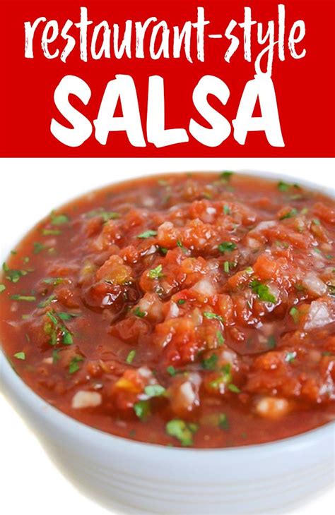 My recipe box menu ok after 4 cans of crushed tomatoes i have something very close. Restaurant-Style Blender Salsa | Recipe | Restaurant style ...