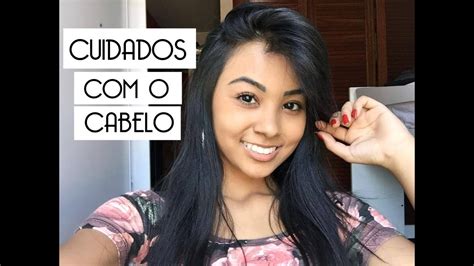 Como Eu Cuido Do Meu Cabelo Youtube