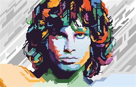 Pop Art Jim Morrison On Behance