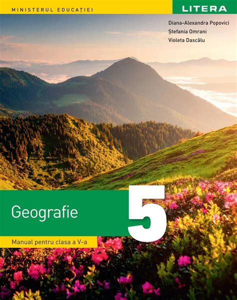 Geografie Manual Pentru Clasa A V A By Editura Litera Issuu