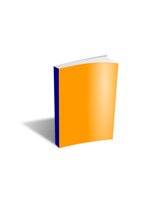 Clipart Book Orange
