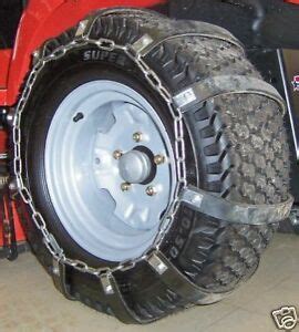 The use of extra chains in these tractor tire chains. 20x8.00x8 RUBBER TIRE CHAINS GARDEN LAWN TRACTOR | eBay