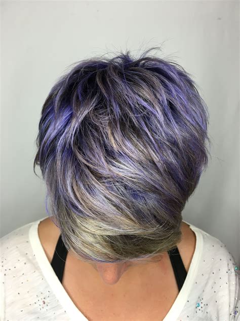 Revel Workshop Short Hair Styles Hair Styles Grey Ombre Hair Short