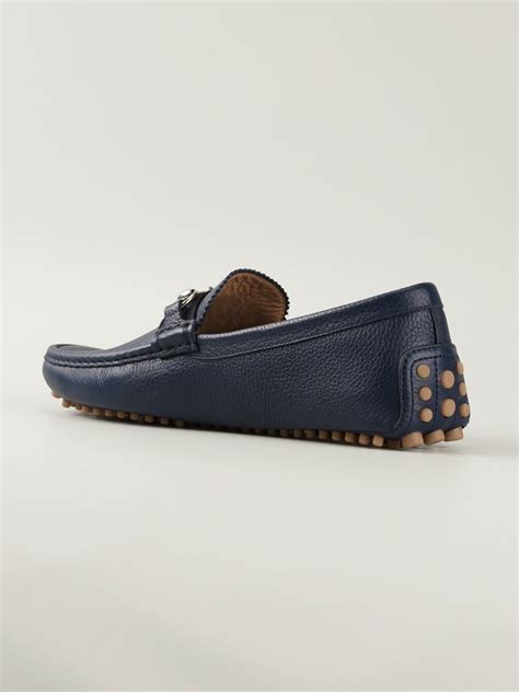 Discover the collection of men's shoes at gucci.com. Gucci Driving Shoes in Blue for Men - Lyst
