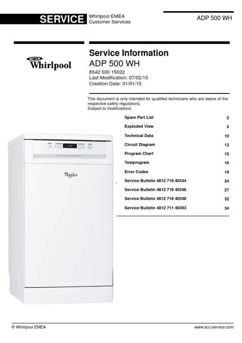 You or future users of this water heater will need it for future reference. Pin on Whirlpool Dishwasher Service Manuals