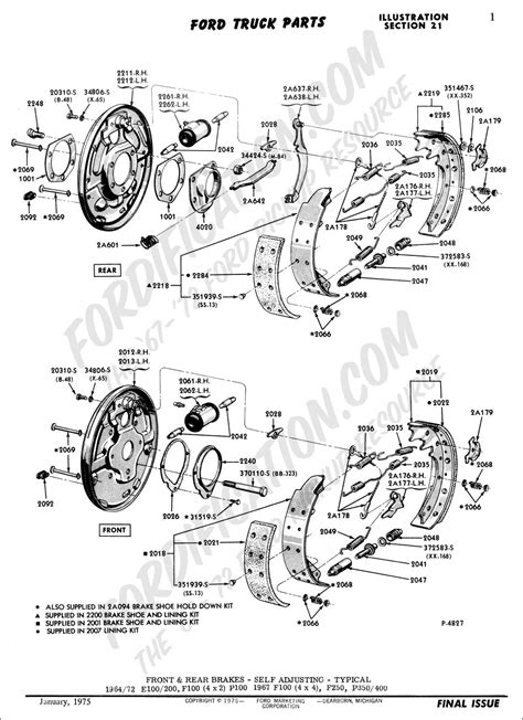 F Rear Brake Diagram