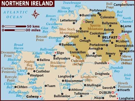 Die landkarte ist ein interaktiver und leicht zu bedienender reiseführer. Belfast Karte