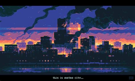 Yes I Do On Twitter Pixel Art Landscape Pixel Art Background Pixel City