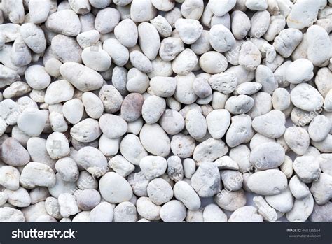 White Pebbles Stone Texture Background Stock Photo 468735554 Shutterstock