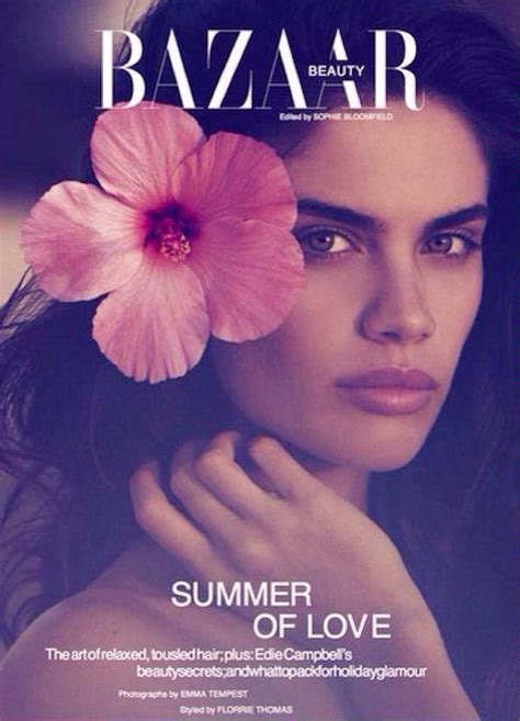 Beauty Mags Sara Sampaio Harpers Bazaar Beauty Uk August 2015