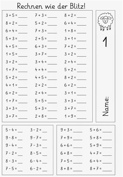 Mathe Erste Klasse Aufgaben Ideenreise Blog Ideen Fur Matheubungen In Klasse Gastmaterial