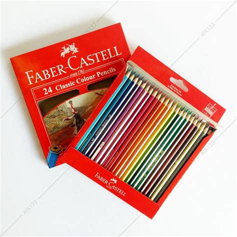 Jual Pensil Warna Faber Castell 24 Classic Colour Pencils Art No